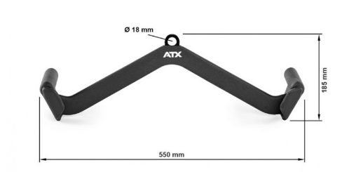 Lat Foam Grip - Poignée de tirage large ergonomique 55 cm à prise interne-Leaderfit’ Equipement-Leaderfit’ Equipement