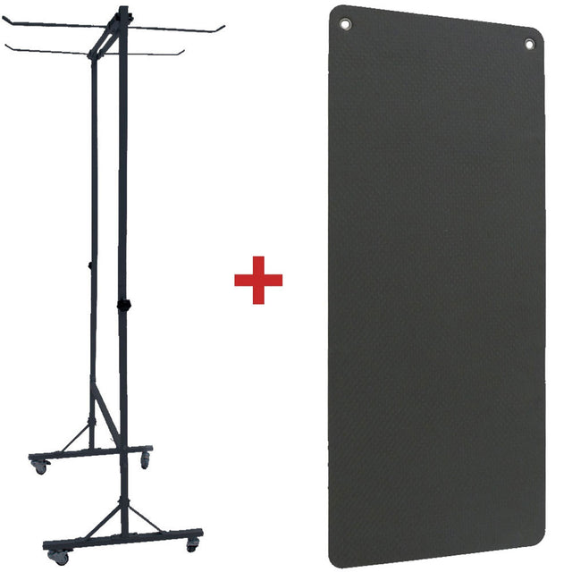 PACK RACK ROULANT + 20 TAPIS NOIRS